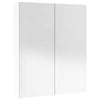 LED kylpyhuoneen peilikaappi 60x15x75 cm MDF kiiltävä valkoinen