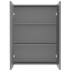 LED kylpyhuoneen peilikaappi 60x15x75 cm MDF antrasiitti