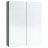 LED kylpyhuoneen peilikaappi 60x15x75 cm MDF antrasiitti