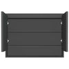 LED kylpyhuoneen peilikaappi 80x15x60 cm MDF antrasiitti
