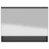 LED kylpyhuoneen peilikaappi 80x15x60 cm MDF antrasiitti