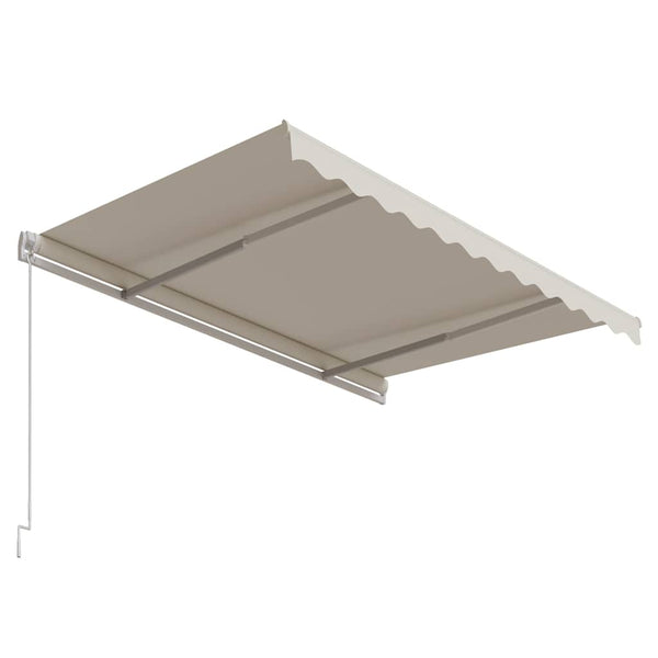 Automaattisesti sisäänkelattava markiisi 300x250 cm kerma