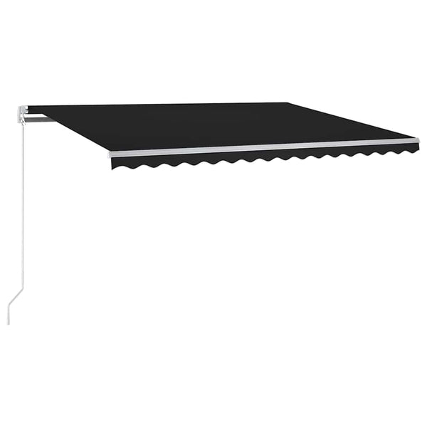 Sisäänkelattava markiisi LED/tuulisensori 300x250cm antrasiitti