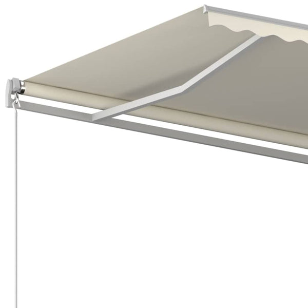 Manuaalisesti sisäänkelattava markiisi 400x350 cm kerma