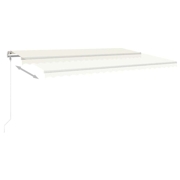 Sähkökäyttöinen markiisi LED-valolla ja anturilla 5 x 3,5 m
