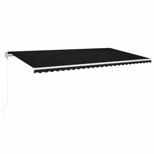 Sähkômarkiis 6 x 3,5 m Antrasiitti 100% polyesteri