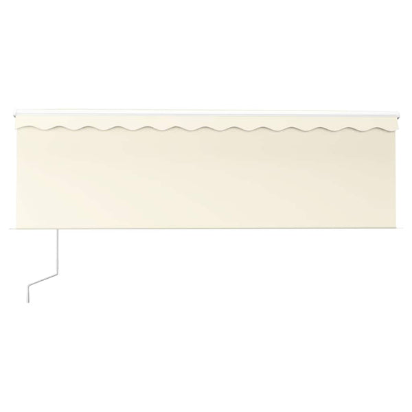 Sisäänkelattava markiisi verho/LED/tuulisensori 4x3 m kerma