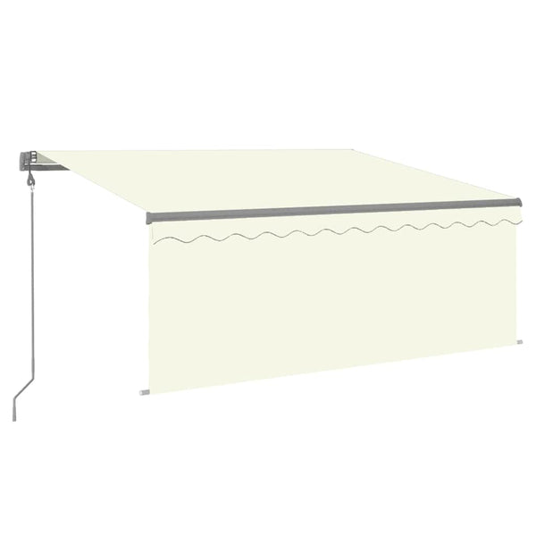 Automaattimarkiisi verho/LED/tuulisensori 3,5x2,5 m kerma
