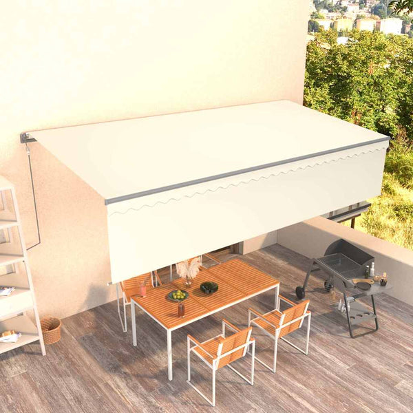 Automaattimarkiisi verhoilla 6x3 m kerma