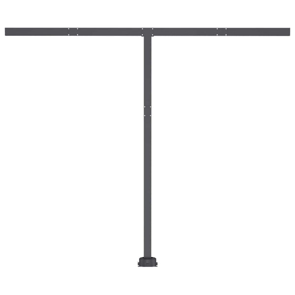 Vapaasti seisova sisäänkelattava markiisi 300x250 cm sinivalk.