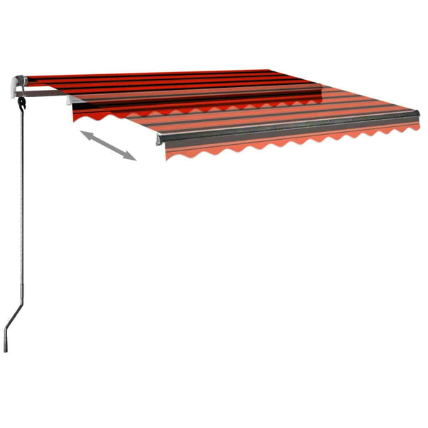 Vapaasti seisova sisäänkelattava markiisi 350x250cm orans.rusk.