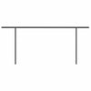 Sisäänkelattava markiisi LED/tuulisensori 6x3,5 m antrasiitti