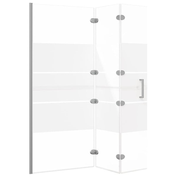 Taittuva suihkuseinä ESG 120x140 cm valkoinen