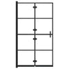 Taittuva suihkuseinä ESG 80x140 cm musta