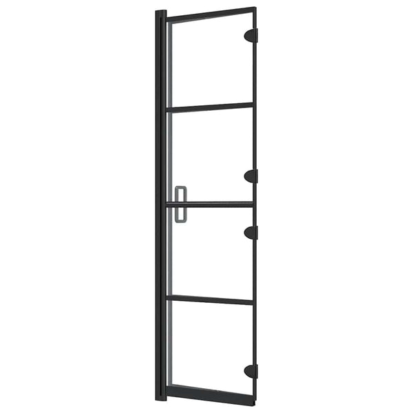 Taittuva suihkuseinä ESG 80x140 cm musta
