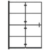 Taittuva suihkuseinä ESG 100x140 cm musta
