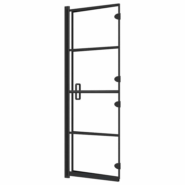 Taittuva suihkuseinä ESG 100x140 cm musta
