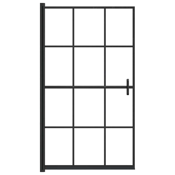 Suihkuseinä ESG 80x140 cm musta