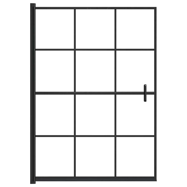 Suihkuseinä ESG 100x140 cm musta