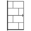 Suihkuseinä ESG 80x140 cm musta