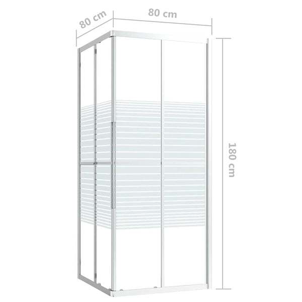 Suihkukaappi ESG 80x80x180 cm