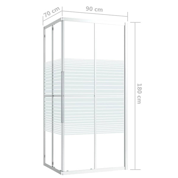 Suihkukaappi ESG 90x70x180 cm