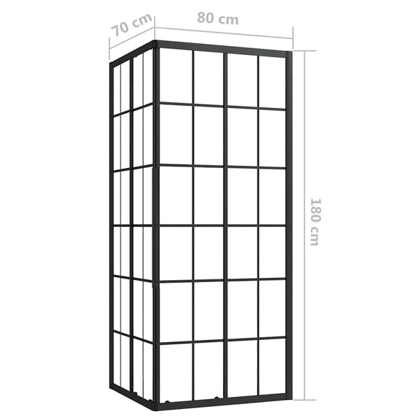Suihkukaappi ESG 80x70x180 cm