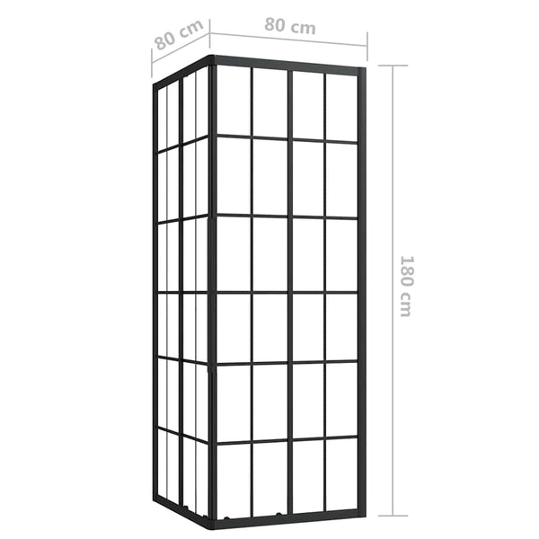 Suihkukaappi ESG 80x80x180 cm