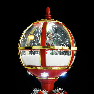 Jouluinen katuvalaisin joulupukilla 175 cm LED