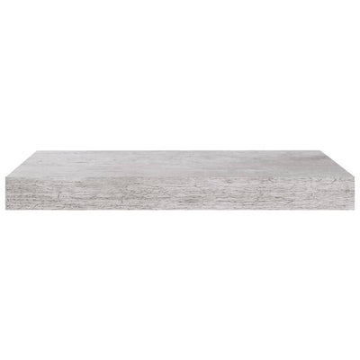 Kelluva seinähylly betoninharmaa 40x23x3,8 cm MDF