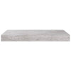 Betoninharmaa kelluvat seinähyllyt Chan 40x23x3,8cm (4 kpl mdf)