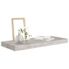 Kelluvat seinähyllyt 4 kpl betoninharmaa 60x23,5x3,8 cm MDF