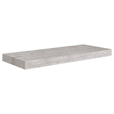 Kelluvat seinähyllyt 4 kpl betoninharmaa 60x23,5x3,8 cm MDF