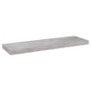 Kelluvat seinähyllyt 2 kpl betoninharmaa 80x23,5x3,8 cm MDF