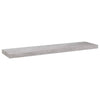 Kelluvat seinähyllyt 2 kpl betoninharmaa 90x23,5x3,8 cm MDF