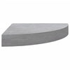 Betoninharmaa seinäkulmahyllyt Gopsa 35x35x3,8cm (2 kpl mdf)