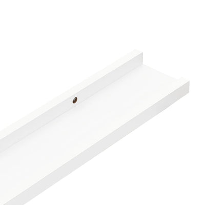 Seinähyllyt 4 kpl valkoinen 40x9x3 cm