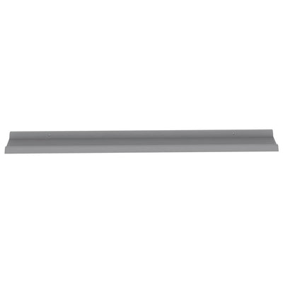 Seinähyllyt 2 kpl harmaa 115x9x3 cm