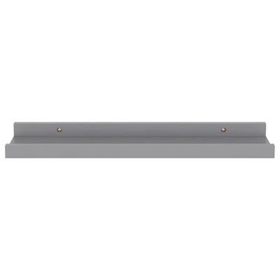 Seinähyllyt 4 kpl harmaa 40x9x3 cm