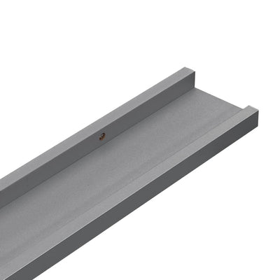 Seinähyllyt 4 kpl harmaa 60x9x3 cm
