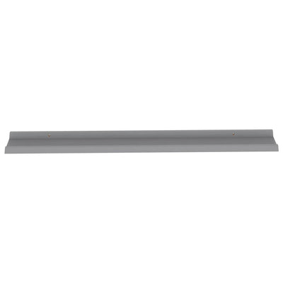 Seinähyllyt 4 kpl harmaa 115x9x3 cm