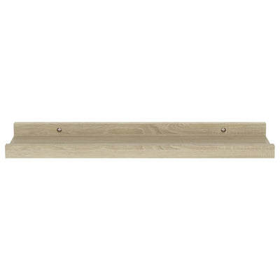 Seinähyllyt 2 kpl Sonoma-tammi 40x9x3 cm
