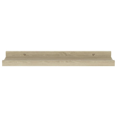 Seinähyllyt 4 kpl Sonoma-tammi 40x9x3 cm