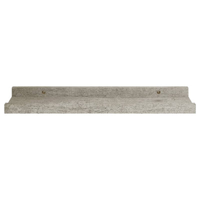 Seinähyllyt 2 kpl betoninharmaa 40x9x3 cm