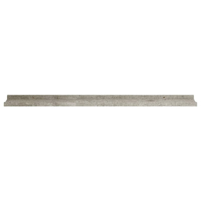 Seinähyllyt 4 kpl betoninharmaa100x9x3 cm