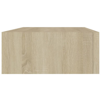 Seinälaatikkohylly tammi 40x23,5x10 cm MDF