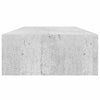 Betoninharmaa seinälaatikkohyllyt Czank 60x23,5x10cm (2 kpl mdf)