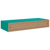 Seinälaatikkohylly sininen 60x23,5x10 cm MDF