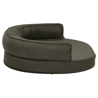 Tummanharm ergonominen koiransängyn patja Pihal 75x53cm (pellavatyyli)