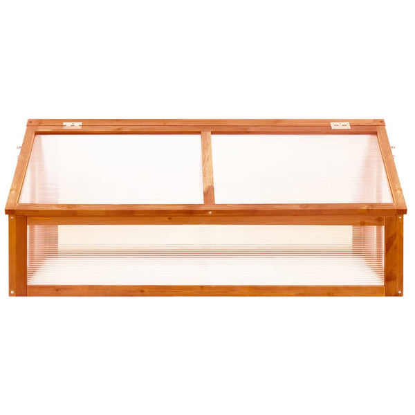 Ruskea kasvihuone Mionel 114x80x50cm (kuusi)
